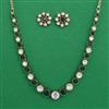 Kundan Classic Necklace with Mehndi Plating
