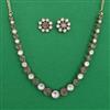 Kundan Classic Necklace with Mehndi Plating