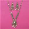 Kundan Pearl Necklace with Mehndi Plating