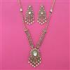 Kundan Pearl Necklace with Mehndi Plating