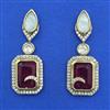 Kundan Classic Earring with Mehndi Plating