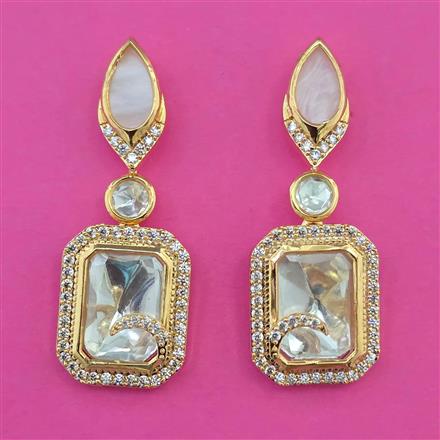 Kundan Classic Earring with Carat Plating