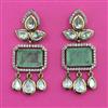 Kundan Classic Earring with Mehndi Plating