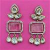 Kundan Classic Earring with Mehndi Plating
