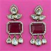 Kundan Classic Earring with Mehndi Plating