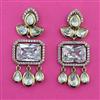 Kundan Classic Earring with Mehndi Plating