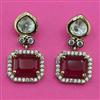 Kundan Classic Earring with Mehndi Plating