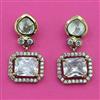 Kundan Classic Earring with Mehndi Plating