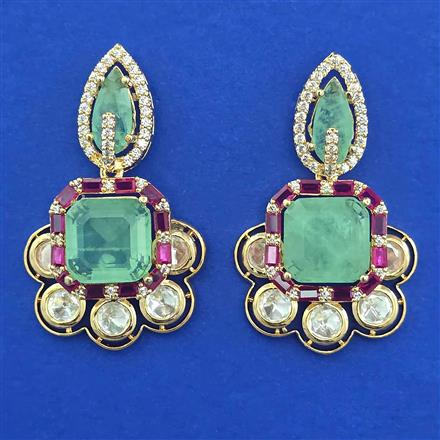 Kundan Classic Earring with Carat Plating