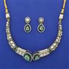 Kundan Classic Necklace with Mehndi Plating