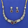 Kundan Classic Necklace with Mehndi Plating