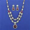 Kundan Classic Necklace with Mehndi Plating