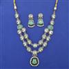 Kundan Classic Necklace with Mehndi Plating