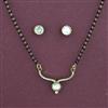 Kundan Classic Mangalsutra with Mehndi Plating