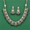 Kundan Classic Necklace with Mehndi Plating