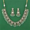 Kundan Classic Necklace with Mehndi Plating