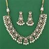 Kundan Classic Necklace with Mehndi Plating