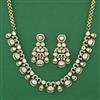 Kundan Classic Necklace with Mehndi Plating