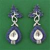 Kundan Classic Earring with Black Plating