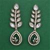 Kundan Classic Earring with Mehndi Plating