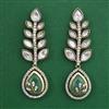 Kundan Classic Earring with Mehndi Plating