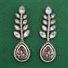 Kundan Classic Earring with Mehndi Plating