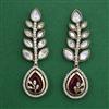 Kundan Classic Earring with Mehndi Plating