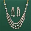 Kundan Layered Necklace with Mehndi Plating Carat Plating