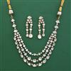 Kundan Layered Necklace with Mehndi Plating Carat Plating