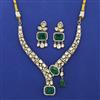 Kundan Classic Necklace with Mehndi Plating