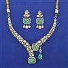 Kundan Classic Necklace with Mehndi Plating