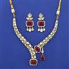 Kundan Classic Necklace with Mehndi Plating
