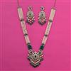 Kundan Pearl Necklace With Mehndi Plating