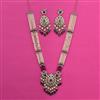 Kundan Pearl Necklace With Mehndi Plating