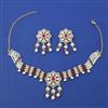 Kundan Choker Necklace With Carat Plating