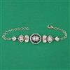 Kundan Adjustable Bracelet with Carat Plating