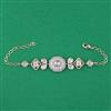 Kundan Adjustable Bracelet with Carat Plating