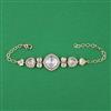 Kundan Adjustable Bracelet with Carat Plating