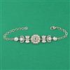 Kundan Adjustable Bracelet with Carat Plating