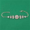 Kundan Adjustable Bracelet with Carat Plating