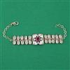 Kundan Adjustable Bracelet with Carat Plating