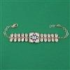 Kundan Adjustable Bracelet with Carat Plating