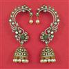 Kundan Earcuff with Mehndi Plating