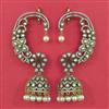 Kundan Earcuff with Mehndi Plating