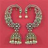 Kundan Earcuff with Mehndi Plating
