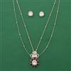 Kundan Classic Pendant Set with Carat Plating
