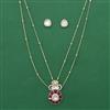 Kundan Classic Pendant Set with Carat Plating