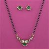 Kundan Classic Mangalsutra with Mehndi Plating