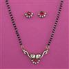 Kundan Classic Mangalsutra with Mehndi Plating