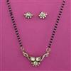 Kundan Classic Mangalsutra with Mehndi Plating